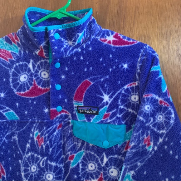 Patagonia Harvest Moon Blue Synchilla Snap-T Small - Picture 2 of 7